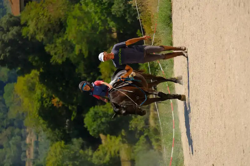 Bambini toscana cavalli