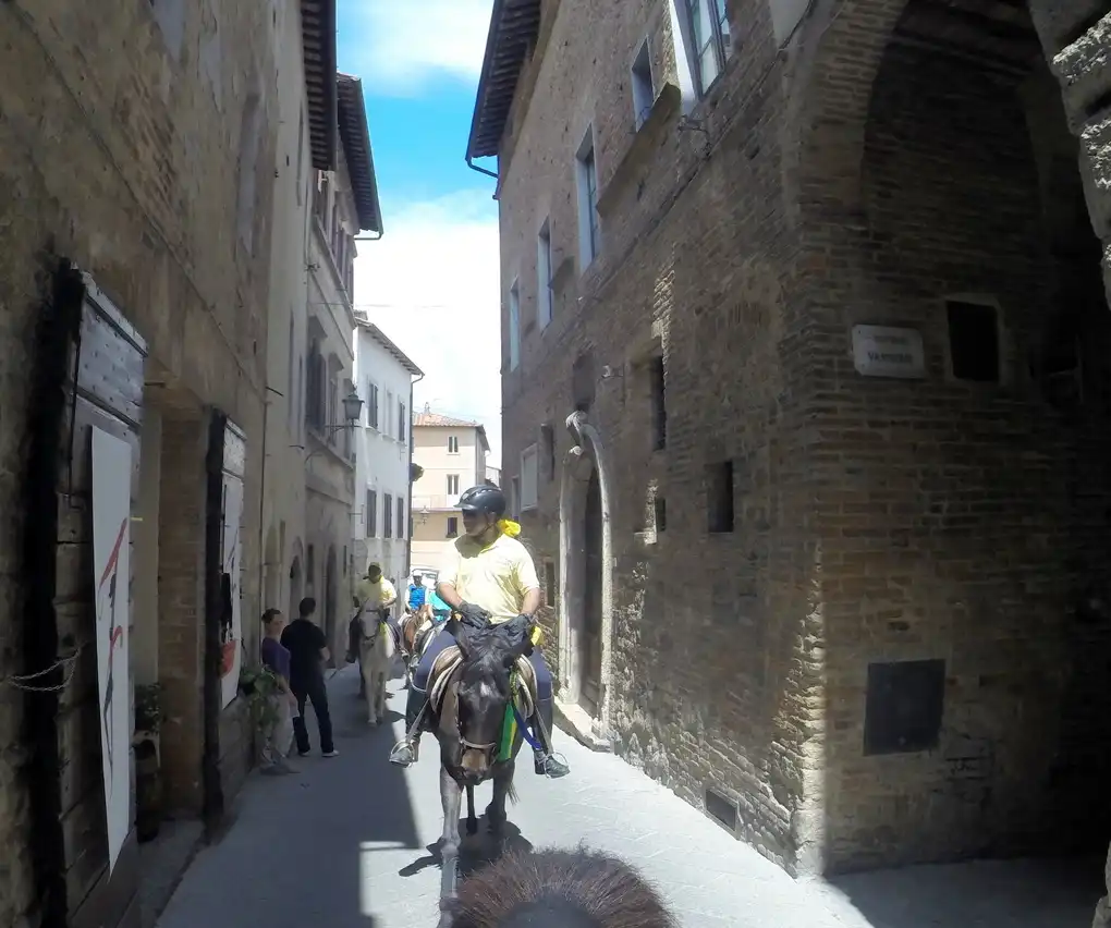 Andare cavallo montepulciano