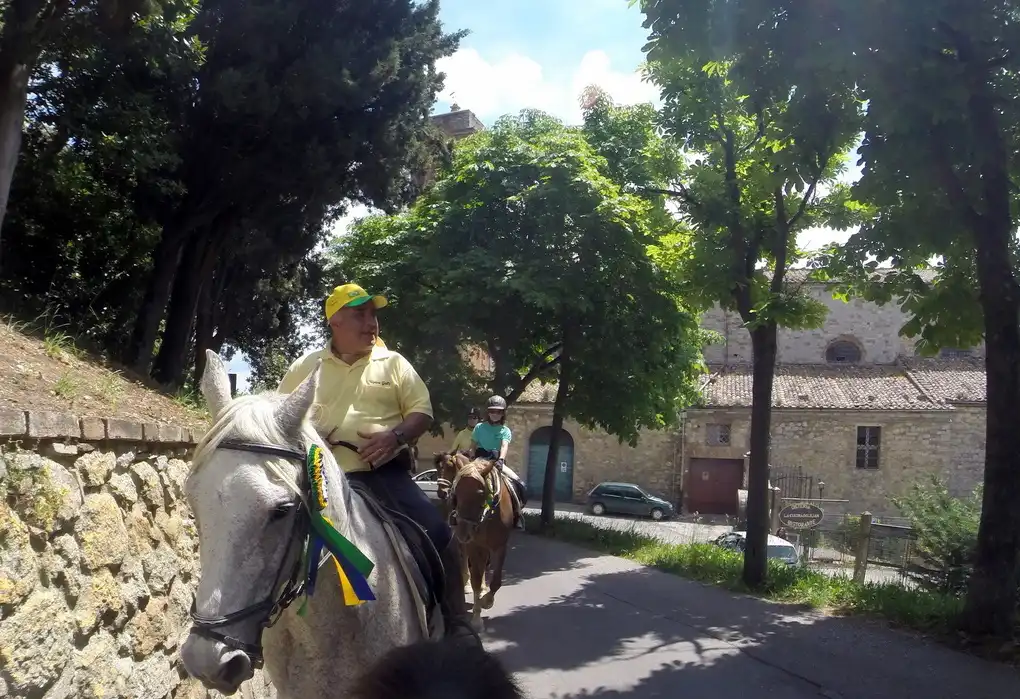 Montepulciano andare a cavallo