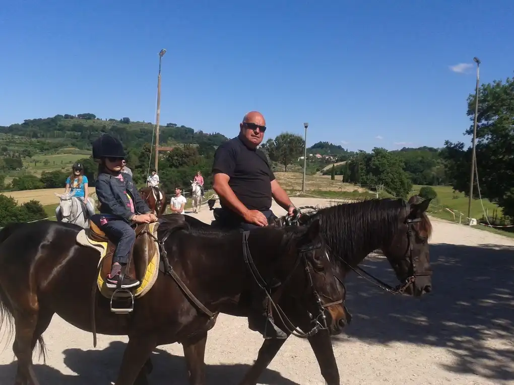 Passeggiata cavallo bambini